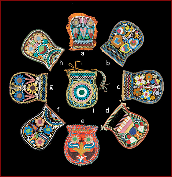 Wabanaki Type Beaded Bags